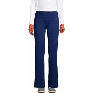 Lands' End Navy Straight Leg Active Yoga Pant size small 6-8